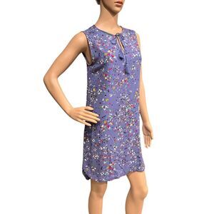BEACH LUNCH LOUNGE Purple Floral Mini Dress Viscose Sz XS